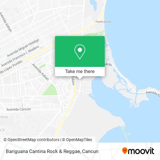 Mapa de Bariguana Cantina Rock & Reggae