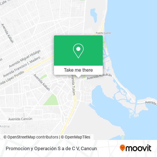 Promocion y Operación S a de C V map