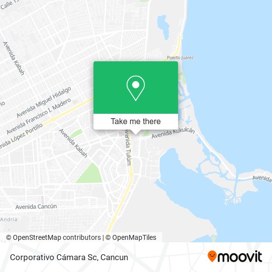 Mapa de Corporativo Cámara Sc