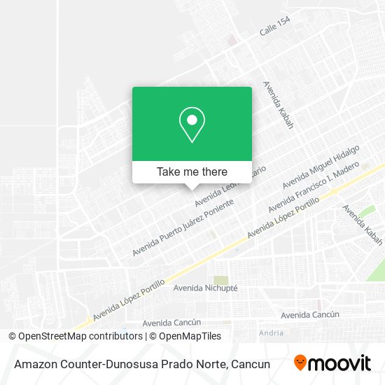 Amazon Counter-Dunosusa Prado Norte map