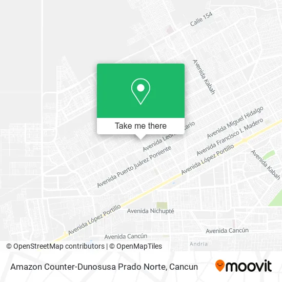 Amazon Counter-Dunosusa Prado Norte map