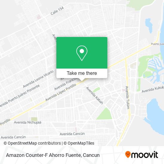 Mapa de Amazon Counter-F Ahorro Fuente