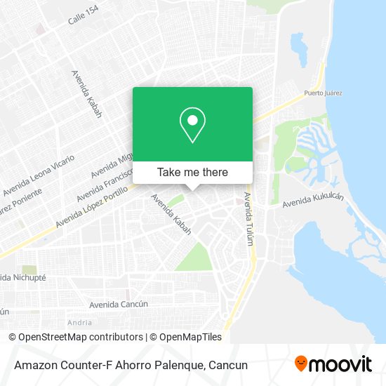 Mapa de Amazon Counter-F Ahorro Palenque