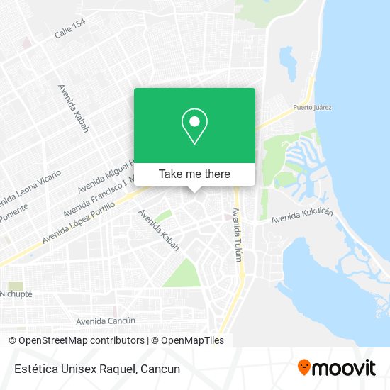 Estética Unisex Raquel map