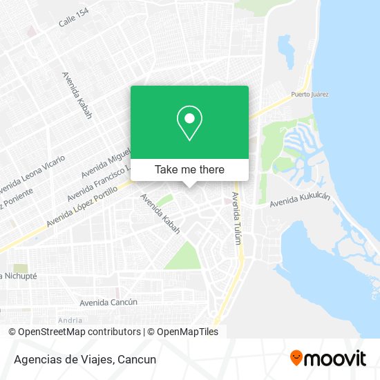 Mapa de Agencias de Viajes