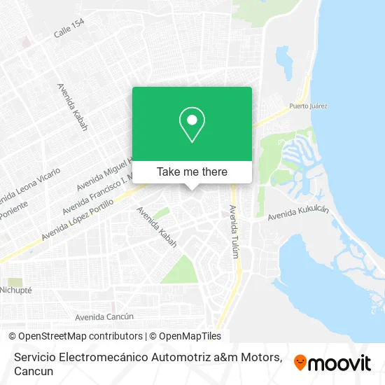 Servicio Electromecánico Automotriz a&m Motors map