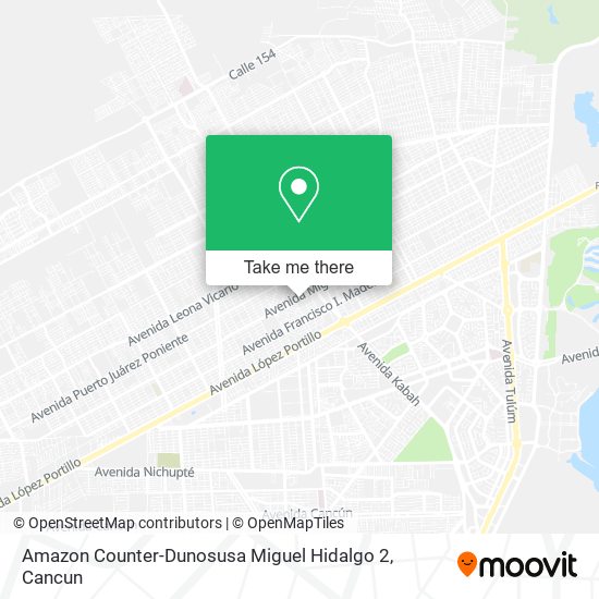 Mapa de Amazon Counter-Dunosusa Miguel Hidalgo 2