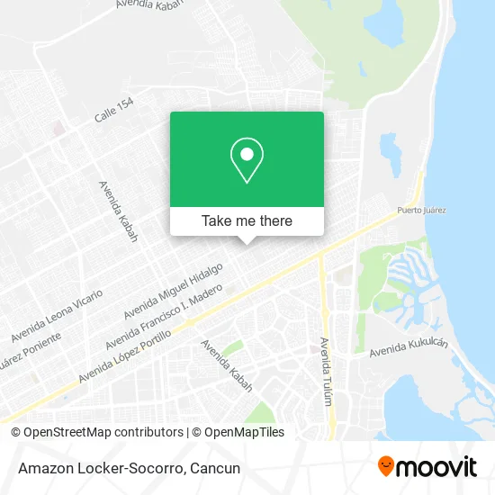 Amazon Locker-Socorro map