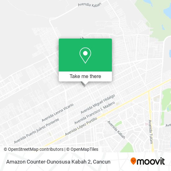 Amazon Counter-Dunosusa Kabah 2 map