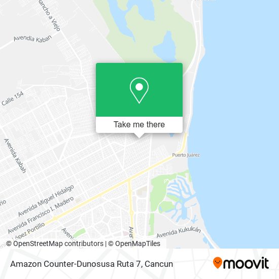 Mapa de Amazon Counter-Dunosusa Ruta 7