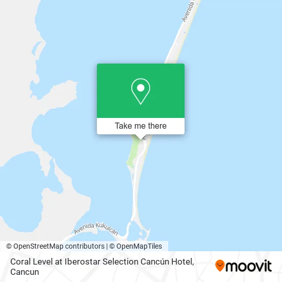 Coral Level at Iberostar Selection Cancún Hotel map
