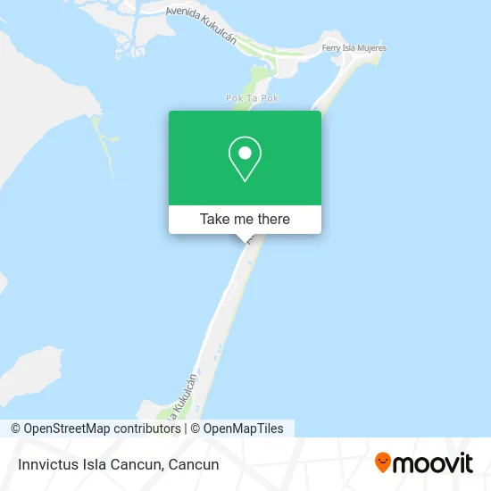 Innvictus Isla Cancun map