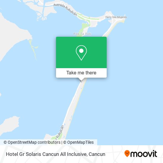 Hotel Gr Solaris Cancun All Inclusive map