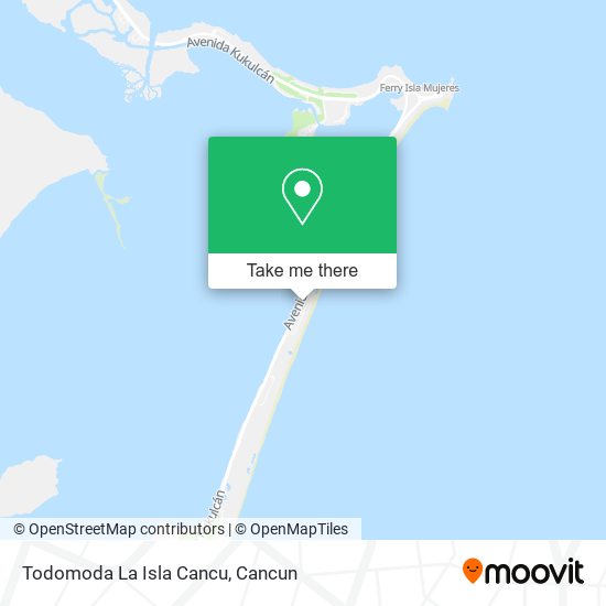 Todomoda La Isla Cancu map