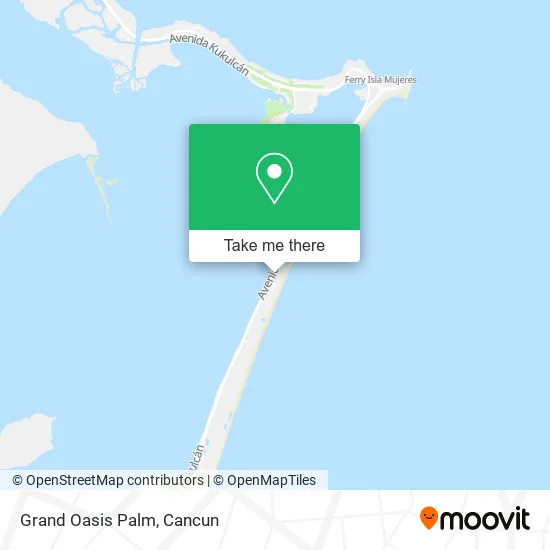 Grand Oasis Palm map