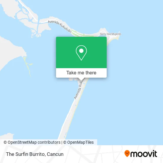 The Surfin Burrito map