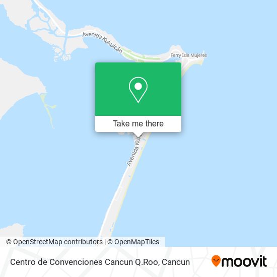 Mapa de Centro de Convenciones Cancun Q.Roo