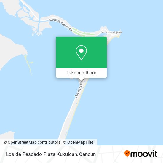 Mapa de Los de Pescado Plaza Kukulcan