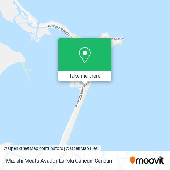 Mapa de Mizrahi Meats Asador La Isla Cancun