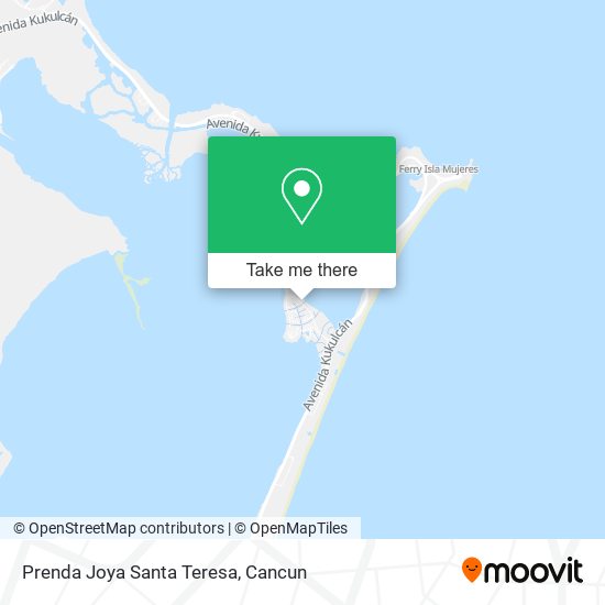 Mapa de Prenda Joya Santa Teresa