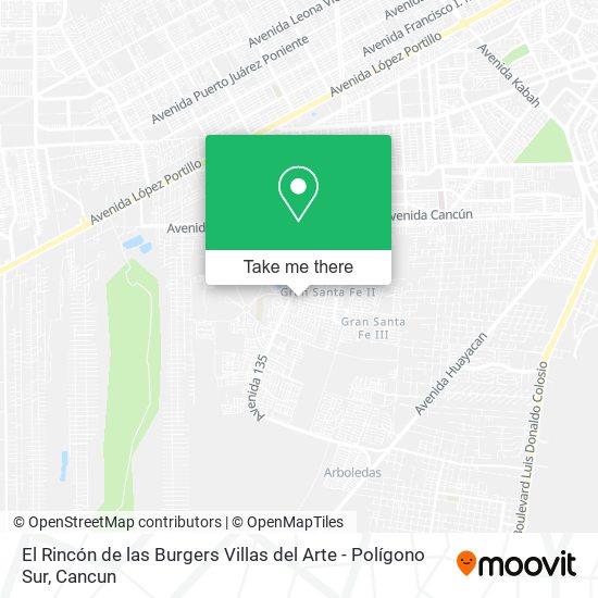 El Rincón de las Burgers Villas del Arte - Polígono Sur map