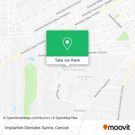 Implantes Dentales Sunrie map