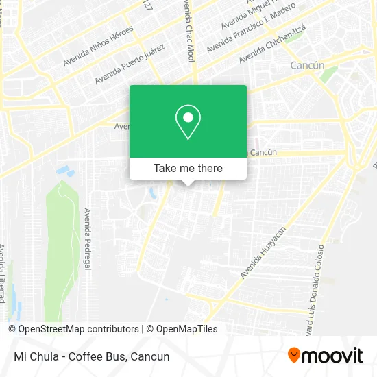Mi Chula - Coffee Bus map