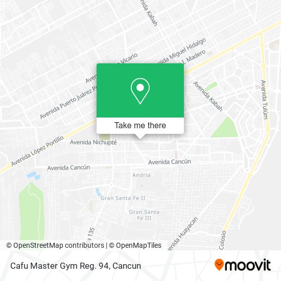 Cafu Master Gym Reg. 94 map