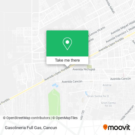 Mapa de Gasolineria Full Gas