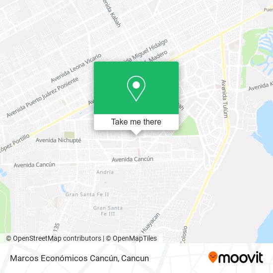 Mapa de Marcos Económicos Cancún