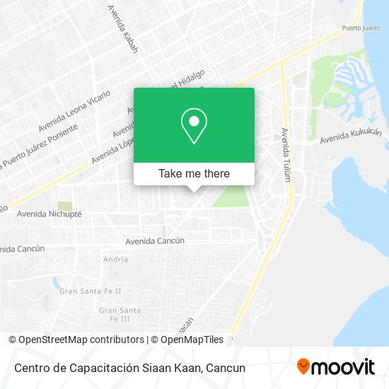 Centro de Capacitación Siaan Kaan map