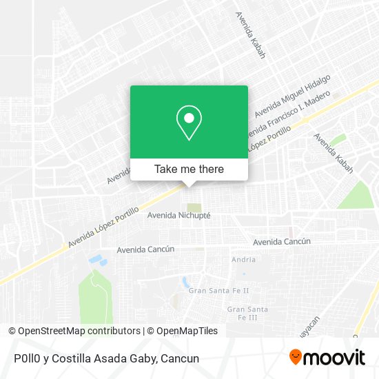 P0ll0 y Costilla Asada Gaby map
