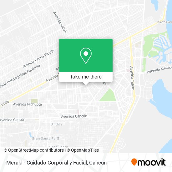 Meraki - Cuidado Corporal y Facial map