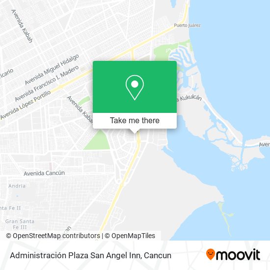 Mapa de Administración Plaza San Angel Inn