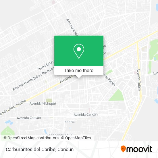 Carburantes del Caribe map