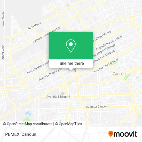 PEMEX map