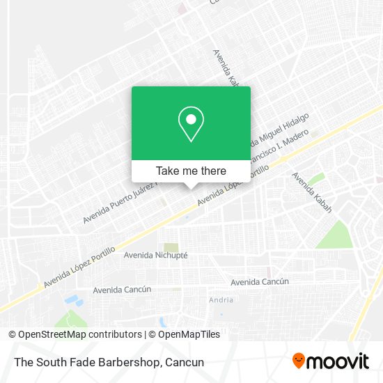 The South Fade Barbershop map