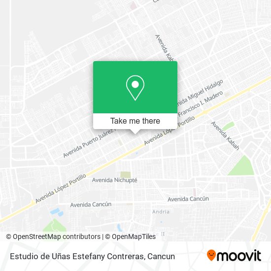 Estudio de Uñas Estefany Contreras map