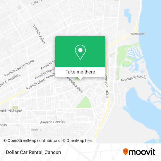 Dollar Car Rental map