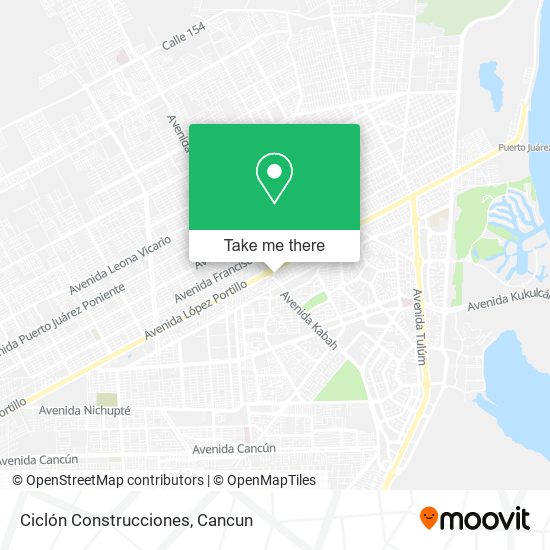 Ciclón Construcciones map