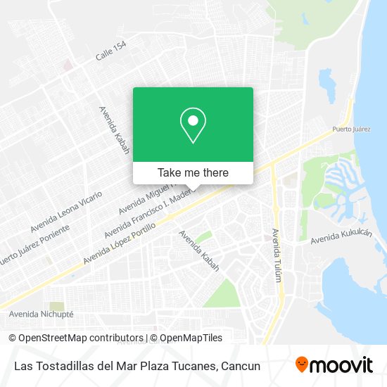 Mapa de Las Tostadillas del Mar Plaza Tucanes