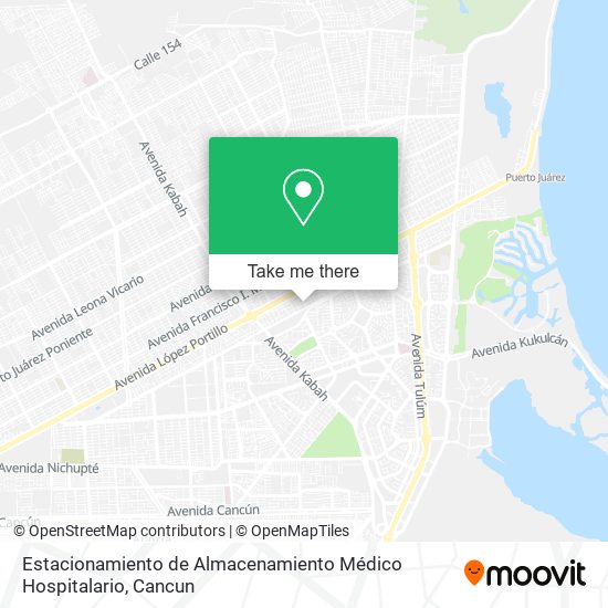Mapa de Estacionamiento de Almacenamiento Médico Hospitalario