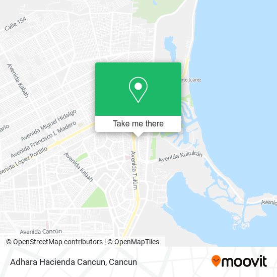 Adhara Hacienda Cancun map