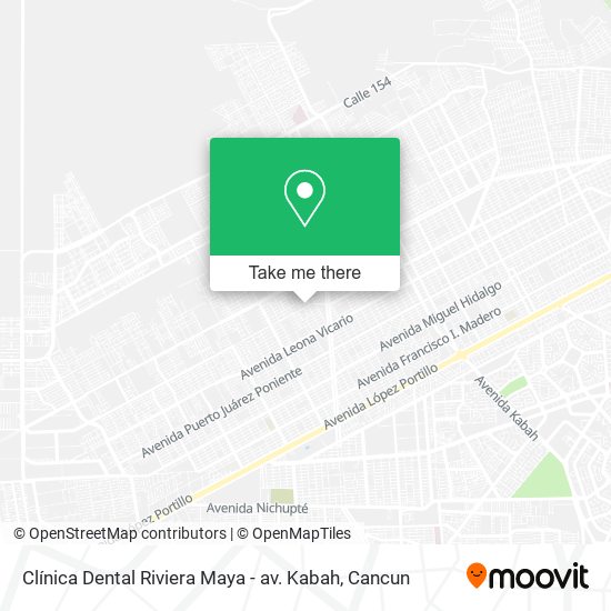 Clínica Dental Riviera Maya - av. Kabah map