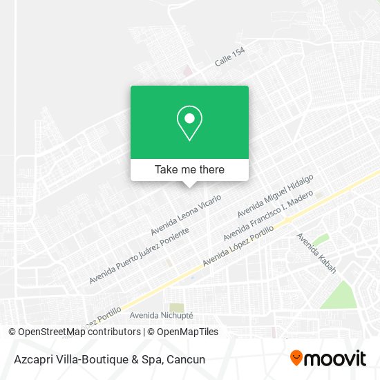 Azcapri Villa-Boutique & Spa map