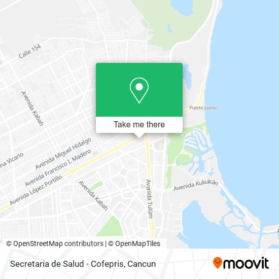 Secretaria de Salud - Cofepris map