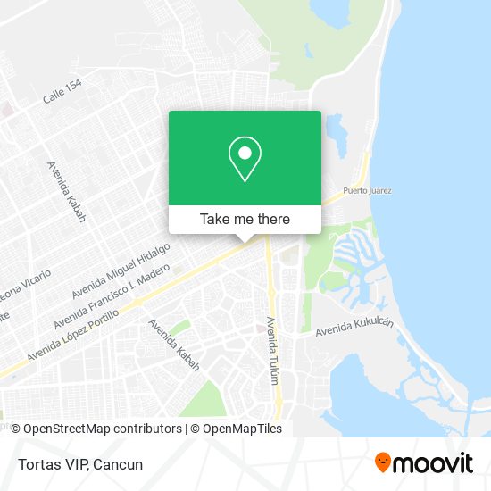 Tortas VIP map