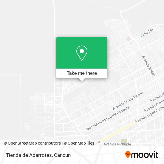 Mapa de Tienda de Abarrotes