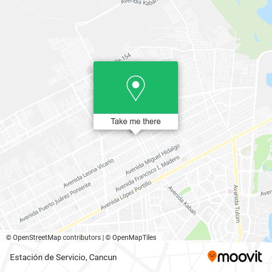 Mapa de Estación de Servicio