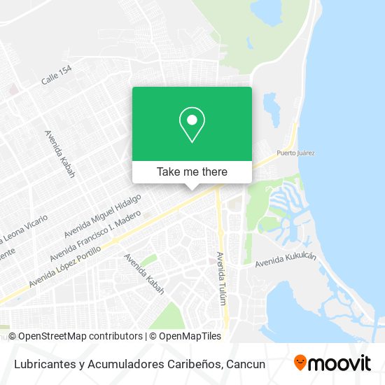 Mapa de Lubricantes y Acumuladores Caribeños